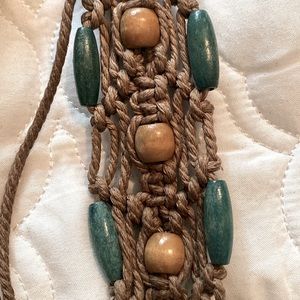 Macrame vintage Boho Belt.